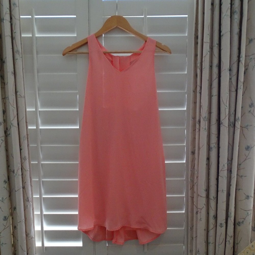 SHEIN Salmon Flowy Dress